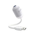 White USB starry sky projector with flexible neck